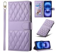 BAILI Funda para Realme C53 4G con Tarjetero, Case Protectora Tipo Libro de Piel sintética para Realme C53 4G-Morado