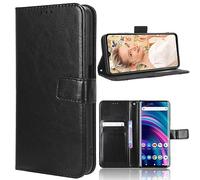 BAILI Funda para TCL K70 SE, Tapa Libro Flip Phone Case para TCL K70 SE, Negro