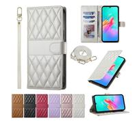 BAILI Funda para Vivo V23E 4G/V23E 5G con Soporte, Case Protectora Tipo Libro de Piel sintética para Vivo V23E 4G/V23E 5G-Blanco