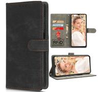 BAILI RFID Bloqueo Funda para Vivo X300 FE, De pie, Soporte Ranuras para Tarjetas, Case para Vivo X300 FE-01