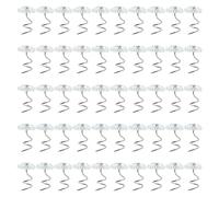 Bailinks Chinchetas de Tapicería para Sofá y Cama, Pins Giratorios con Cabezas Transparentes, Pasadores en Espiral para Fijación de Fundas, Sábanas y Colchones, Accesorios para Hogar y Coche (50)