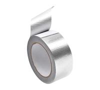 Bailinks Cinta Adhesiva de Aluminio Reforzada con Fibra de Vidrio, 48mm x 20m, Alta Resistencia, Ideal para Aislamiento y Reparación en Ambientes de Alta Temperatura