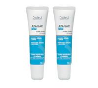 Bailleul | Apaisac | Bálsamo Labial Reparador | Pack de 2 x 15 ml | Labios secos y agrietados | Nutre, repara y calma | Sin perfume
