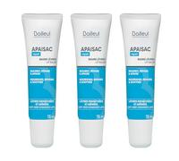 Bailleul | Apaisac | Bálsamo Labial Reparador | Pack de 3 x 15 ml | Labios secos y agrietados | Nutre, repara y calma | Sin perfume