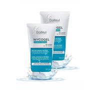 Bailleul | Mycogel | Gel limpiador contra las micosis cutáneas | Limpia, calma y protege | Piel y mucosa genital sensible con tendencia micótica | Vegano - Sin jabón | Envase de 2 x 150 ml