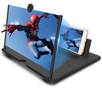 Bailonda Amplificador de Pantalla para movil 16 Pulgadas, Lupa para móvil 3D, HD Lupa Pantalla movil Adecuado para Ver películas y Videos en un teléfono (16 Pulgadas)