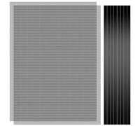 Baimuni Filtro de Polvo de 400 x 300 mm, 2 Unidades, Filtro de Ventilador de Ordenador in PVC di Antipolvere, DIY PC Case Ventilador Cubierta con Tira magnética para Carcasa de computadora