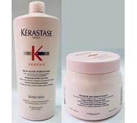 Bain Nutri Fortifiant 1000ML + Masque Reconstituant 500ML Kerastase