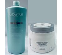 Bain Vital Dermo Calm 1000ML + Masque Hydra Apaisant 500ML Kerastase