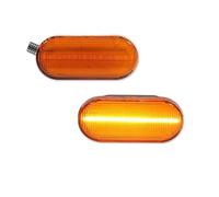 Baiqimv Luz Marcadora Lateral 2X Indicador Lateral Dinámico Indicador De Luz De Giro Para VW Para Bora Golf 3 4 MK4 Jette Lupo Passat Z2 3BG Polo SB6 1999-2004(Yellow Dynamic)