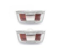 Baiqimv Luz Marcadora Lateral Accesorios De Coche Indicador Lateral Lámpara Repetición Para OPEL Para Astra H Corsa D Luz De Señal De Giro De Coche Derecha/izquierda 2011-(L and R)