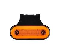 Baiqimv Luz Marcadora Lateral Luces De Posición Lateral De 12V-24V Luces Reflectoras De Liquidación Para DAF Para Camión Remolque Furgoneta(B Yellow)