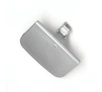 Baiqimv Tapa De Remolque para Serie 7 E65 E66 E67 LCI 730i 735Li 740d 745i 760i 740Li 745Li 745LiS 750Li 760Li 760LiS 2006-2008 Delantera Y Trasera Tapa Remolque Parachoques(Front-Silver)