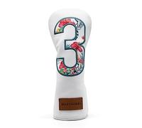 BAIRBRE Fundas para Palos de Golf, Fundas para Cabeza de Madera Fairway, Cubierta híbrida para Cabeza de Madera, 3 Fundas de Cuero y 3 Fundas de Madera para Cabeza de Golf para Scotty Cameron