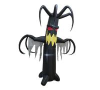 BAIRU Árbol de Diablo Inflable Gigante de Halloween de 240 cm × 250 cm, Tela de poliéster de 1380 g, for Exteriores, Patio, Escena de Terror, decoración de Halloween