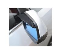 bairuibin 2 Piezas Espejo Retrovisor Coche con Protector de Lluvia para Fiat 500 2007-2023 2024 2025 110 500 312 312C, Espejo Retrovisor Lluvia Ceja, Espejo Retrovisor Visera Protector