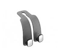 bairuibin Gancho Reposacabezas Coche para Seat MII (2011-2021), Soporte de Asiento en Piel Vuelta, Doble Gancho Estable y Antivibración, Manos Libres, Diseño Robusto de Almacenamiento Interior, Gray