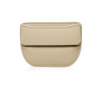 bairuibin Organizador de Huecos para Asiento de Coche para SEAT Ibiza (021A-6F 1984-2025 2026), Caja de Almacenamiento Lateral de Consola, Almacenamiento de Ranuras Interior para Móvil Llaves,Beige