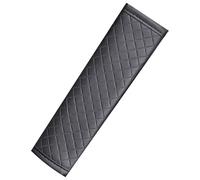 bairuibin Protector Cinturón Seguridad Coche para Audi A4 (B5 B6 B7 B8 B9 1994-2025 2026), Almohadilla Acolchada Diseño Rombos, Cojín Hombro, Evita Roces e Irritación del Cuello,Black