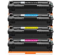 BAISINE 205A Toner Compatible con HP 205A CF530A CF531A CF532A CF533A Tóner para HP Color Laserjet Pro MFP M181fw M180n M180nw M154nw M154a (4 Unidades, Negro, Cian, Amarillo, Magenta)