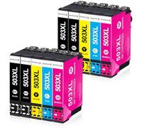 BAISINE 503XL Cartucho de Tinta Compatibles con 503XL 503 XL Multipack para Epson Expression Home XP-5200 XP-5205 XP5200 XP5205, Workforce WF-2960DWF WF-2965DWF WF2960 WF2965