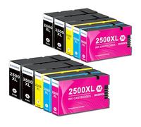 BAISINE Cartuchos de impresora 2500XL compatibles con Canon PGI-2500XL PGI-2500 XL Multipack para Canon Maxify iB4000 iB4050 iB4100 iB4150 MB5000 MB5050 MB5100 MB5150 MB5155 MB5300 0MB53 50 MB5400
