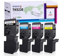 BAISINE TK-5230 Compatibles con Kyocera TK 5230 TK5230 Cartuchos de Tóner para ECOSYS M5521cdn M5521cdw P5021cdn P5021cdw TK-5230K TK-5230C TK-5230Y TK-5230M