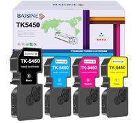 BAISINE TK5450 Tóner compatible con Kyocera TK-5450 para Kyocera ECOSYS MA2600cwfx MA2600cfx PA2600cwx PA2600cx MA2600 PA2600 Plus TK-5450K TK-5450C TK-5450M TK-5450M 450Y