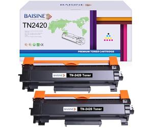 BAISINE TN2420 Cartuchos de Tóner Compatible con Brother TN-2420 Tóner para Brother HL-L2350DW MFC-L2710DW MFC-L2710DN HL-L2310D DCP-L2530DW MFC-L2750DW DCP-L2510D MFC-L2730DW DCP-L2550DN