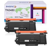 BAISINE TN3480 Tóner Compatible con Brother TN-3480 TN3480 para Tóner Brother HL-L5100DN DCP-L5500DN HL-L5000D MFC-L5750DW HL-L5200DW HL-L5100DNT HL-L6300DW MFC-L5700DN HL-L6400DW DCP-L6600DW