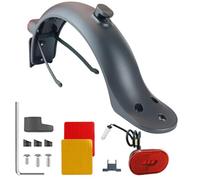 Baisirui Guardabarros Trasero para Xiaomi Electric Scooter 3 Mijia M365 1S Essential Pro 2 Adultos Patinete Electrico Accesorios con Soporte Metálico