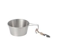 Bait Bowls, Stainless Steel Bait Cup, Powdered Fish Food Mixing Container, Multipurpose Angling Tackle, Durable Fishing Accessories for Freshwater and Saltwater, Compact