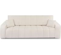 Baita Sofá de 3 plazas en tejido chenilla crudo