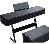 Baitang Paño Antipolvo Grueso para Piano Eléctrico Digital de 88 Teclas Negro Funda Piano Cubierta Antipolvo para Teclado Piano con Soporte Partitura, Black