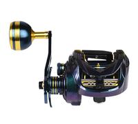 Baitcaster Reels, 7.2:1 Anti Rosion Baitcasting Fishing Reels, Adorable 17.6 Lb Drag, Compact Wide Spool High Speed Smooth Baitcaster for , Saltwater