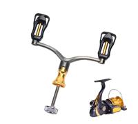 Baitcaster - Reemplazo de la manivela de la manivela de la manivela de la manivela doble, manija del lanzador de pescador | Botón de bobina de aleación de aluminio, Palanca de rotación de equipos