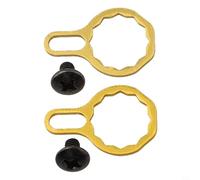 Baitcasting Reel Handle Placa de bloqueo y tuerca Set para A D S P3 Agua Drop Wheel Fishing Parts Replacement (dorado)