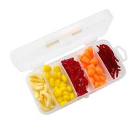 Baits Set - Fake Earthworm, 100pcs Soft Earthworm Lures with Storage Box, Enhanced Softness, Fake Earth Worm Fishing Worm, Freshwater Saltwater Trout Crappie Fishing Gear, Lures Baits For Adults