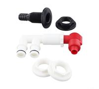 Baitwell - Kit de aireador con función de bomba para barcos de pesca, sistema de oxigenación de agua de recirculación, paquete de 5