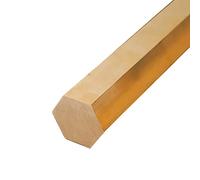 BAIWANLIN H59 Barra Hexagonal de latón sólido Varilla hexágono Bar Stick sin pulir Longitud Lado opuesto5mm-20mmLongitud500mm,10mm*500mm
