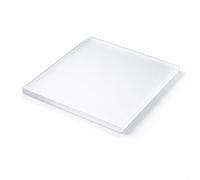 BAIWANLIN Placa Acrílica Esmerilada Mate Plexiglás de Privacidad Panel Difusor Luz LED DIY Decoración Interior Láminas25mm,200 * 200mm
