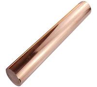 BAIWANLIN T2 Cobre Barra Puro Copper Bar Stick Varilla Redondas Maciza sólido Ronda CU Soldadura Trabajo reparación,30mm*200mm