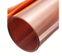 BAIWANLIN T2 Puro Cobre lámina Rollo BandaTira Hoja Placa Chapa Plato Tablas Manualidades Reparaciones Material,0.2mm*100mm*1m