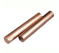 BAIWANLIN T2 Varilla Fina de Cobre Puro palillo Barra Bar Stick Redondas Maciza sólido Ronda diámetro0.8-10mm Length:500mm/19.7inch2PCS,8mm*500mm