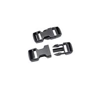 BAIWOAK Hebillas de liberación lateral rápida de 1 pulgada de grado militar,doble ajustable,sin clips de costura,hebilla de plástico resistente 25mm