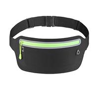 BAIWOAK Riñonera Delgada para Correr y Correr, Ultra Ligera, riñonera para Correr para Mujeres y Hombres y Correr teléfonos, Black, Moderno