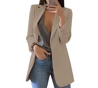 BAIXIAOCHI Chaqueta De Traje De Temperamento De CáRdigan Delgado De Manga Larga Con Solapa De Primavera Y OtoñO Para Mujer