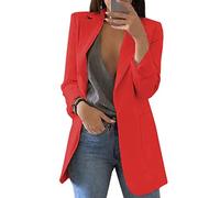 BAIXIAOCHI Chaqueta De Traje De Temperamento De CáRdigan Delgado De Manga Larga Con Solapa De Primavera Y OtoñO Para Mujer
