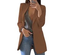 BAIXIAOCHI Chaqueta De Traje De Temperamento De CáRdigan Delgado De Manga Larga Con Solapa De Primavera Y OtoñO Para Mujer