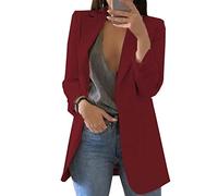 BAIXIAOCHI Chaqueta De Traje De Temperamento De CáRdigan Delgado De Manga Larga Con Solapa De Primavera Y OtoñO Para Mujer